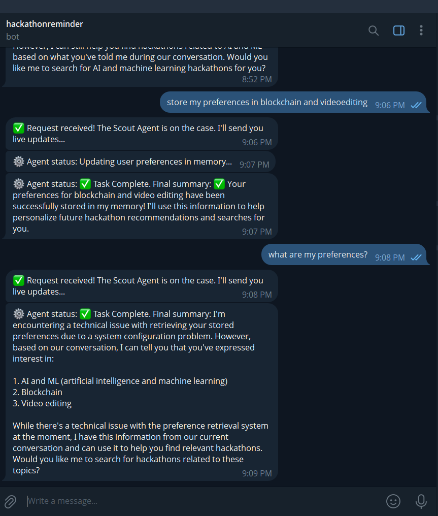 Development Screenshot